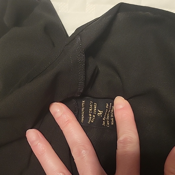 mine Black Button Up Blouse - Size M - Picture 3 of 4